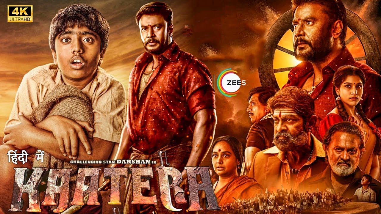 Kaatera (2023) Dual Audio [Hindi-Kannada] WEB-DL H264 AAC 2160p 1080p 720p 480p ESub